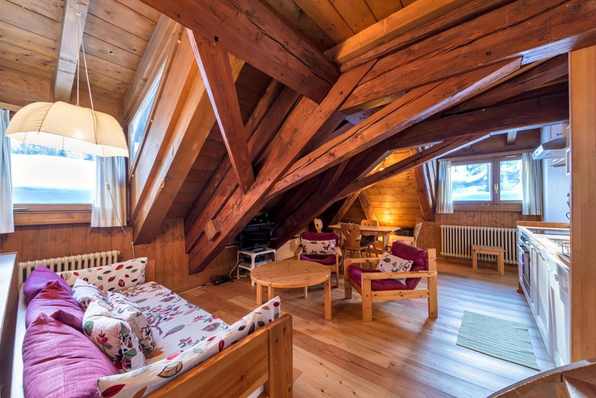 Ferienwohnung Chesa La Cuntainta - Sils im Engadin Exterior foto