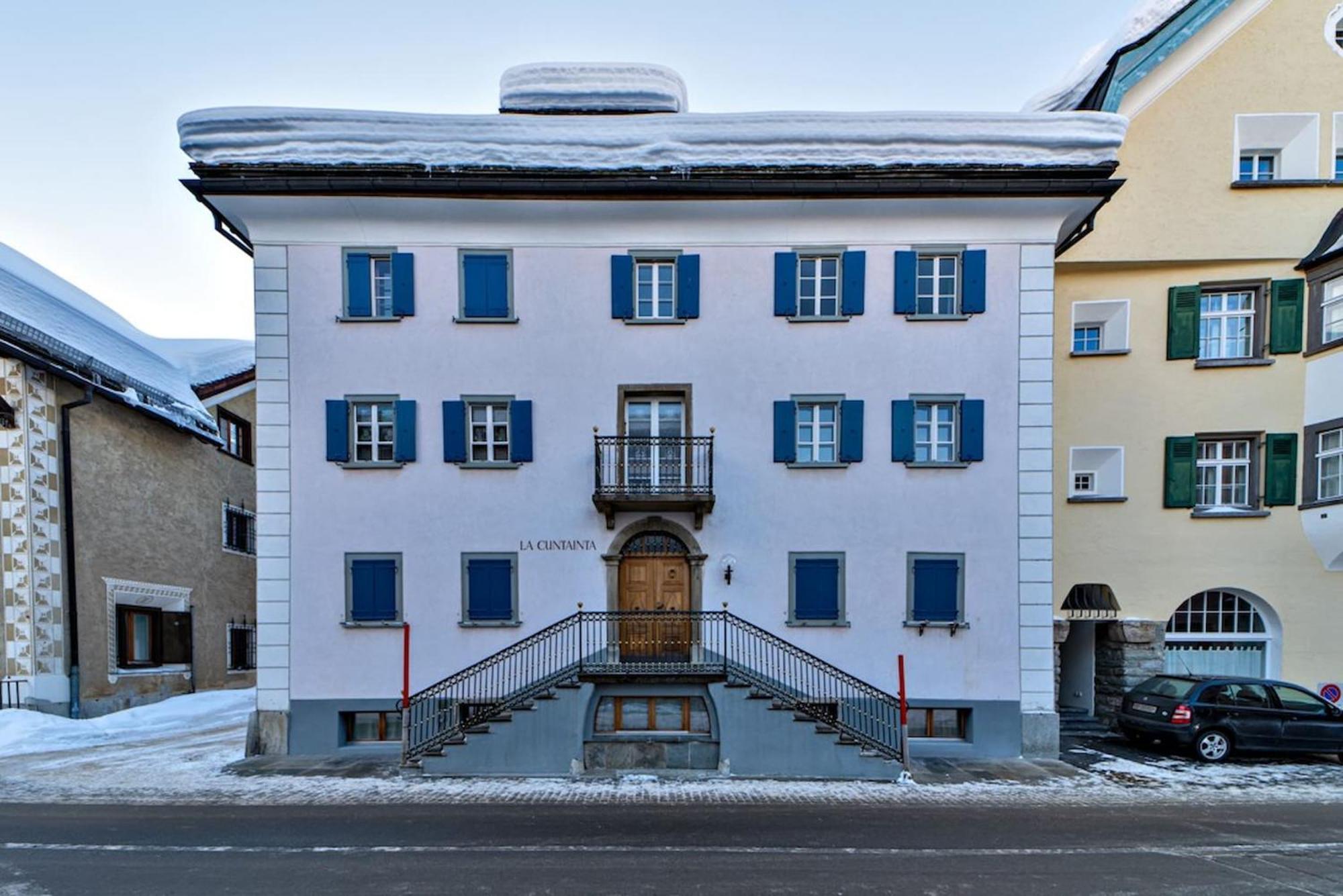 Ferienwohnung Chesa La Cuntainta - Sils im Engadin Exterior foto